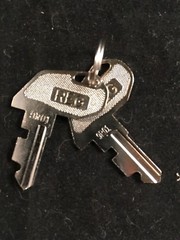 TEC CASH REGISTER, REG KEY, #9R01, SET OF 2