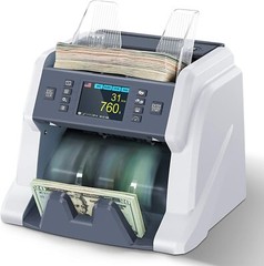 Ribao BC-40 Mixed Money Counter Bill Counter Value Counter (USD-CAD-MXN-EURO)