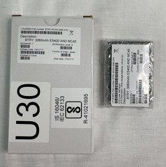 Zebra BTRY-MCXX-3080-01R Black 3080mAh Lithium-Ion Battery Pack For Zebra ES400