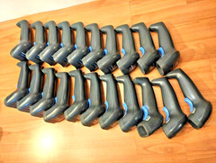 *100% UNTESTED* LOT 21x QUICKSCAN L DATALOGIC QD2330-BK BARCODE LASER SCANNERS