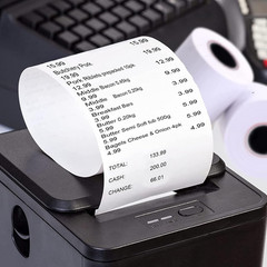 2 1/4 » X 50&prime; Thermal Receipt Paper 50 Rolls, 2.25X50Ft Receipt Roll Cash Regist