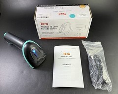Tera Barcode Scanner Wireless 1D Laser Cordless Barcode Reader Vj02