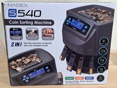 NADEX S540 Coin Counter NCS8-1109 Dollar, Quarter, Dime, Nickel, Penney