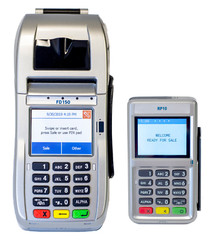 First Data FD150 Credit Card Machine with RP10 PINpad Included *UNLOCKED*
