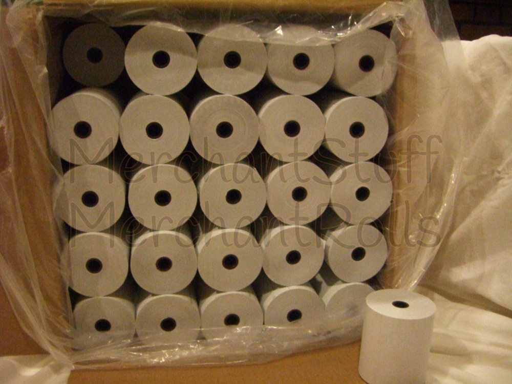 3 1/8&Prime; x 230&prime; THERMAL POS RECEIPT PRINTER ROLL PAPER BPA FREE 24 Rolls GMP