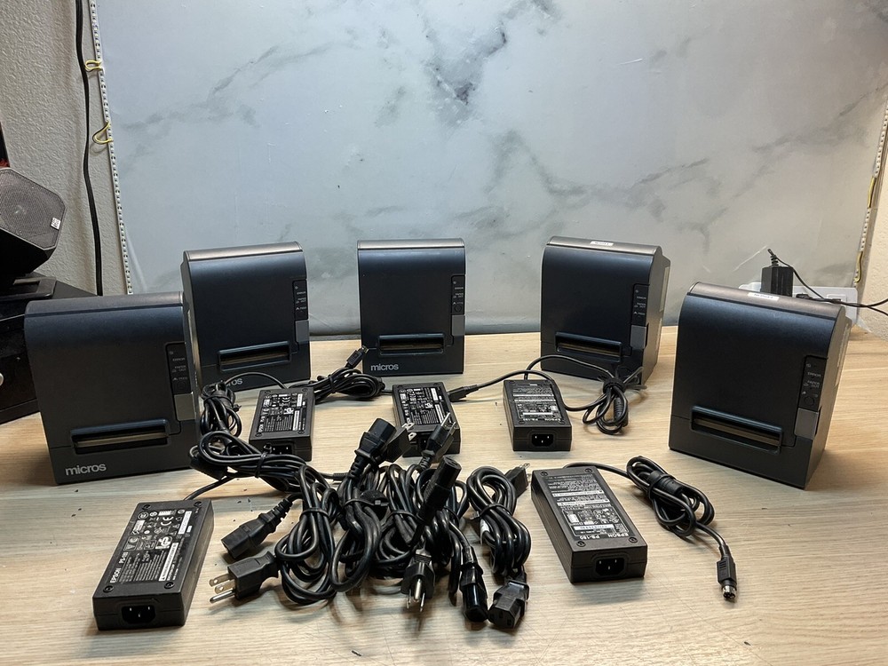 MICROS EPSON TM-T88IV /POS RECEIPT PRINTER /LOT OF 5/JUA1559