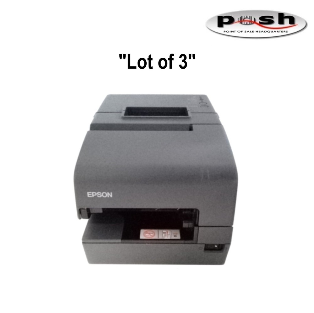 « Lot of 3 » Epson TM-H6000IV USB Thermal POS Printer – M253A- PS180&rsquo;s included!!!