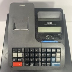 Royal 520DX Electronic Cash Register (Black) 89395U Working Power Cord No Keys*
