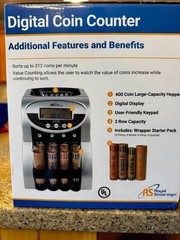 Royal Sovereign FS-2D 2 Row Coin Counter (brand new in box)