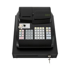 47 Keys Cash Register Cash Electronic Management System Tabletop Cash Register