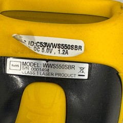 Wasp WWS550SBR Barcode Scanner WWS550 WWS550BT Class 1 Laser Product