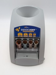 Royal Sovereign Quick Sort CO-1000 Coin Sorter Stacker US Electric WORKS Great