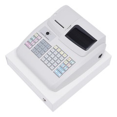 Electronic Cash Register Drawer W/Key Pos 6 Digits Led Display Restaurant Retail