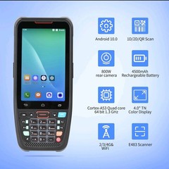 Handheld Touchscreen Barcode Scanner Terminal PDA HT380K Used VeryGood Condition