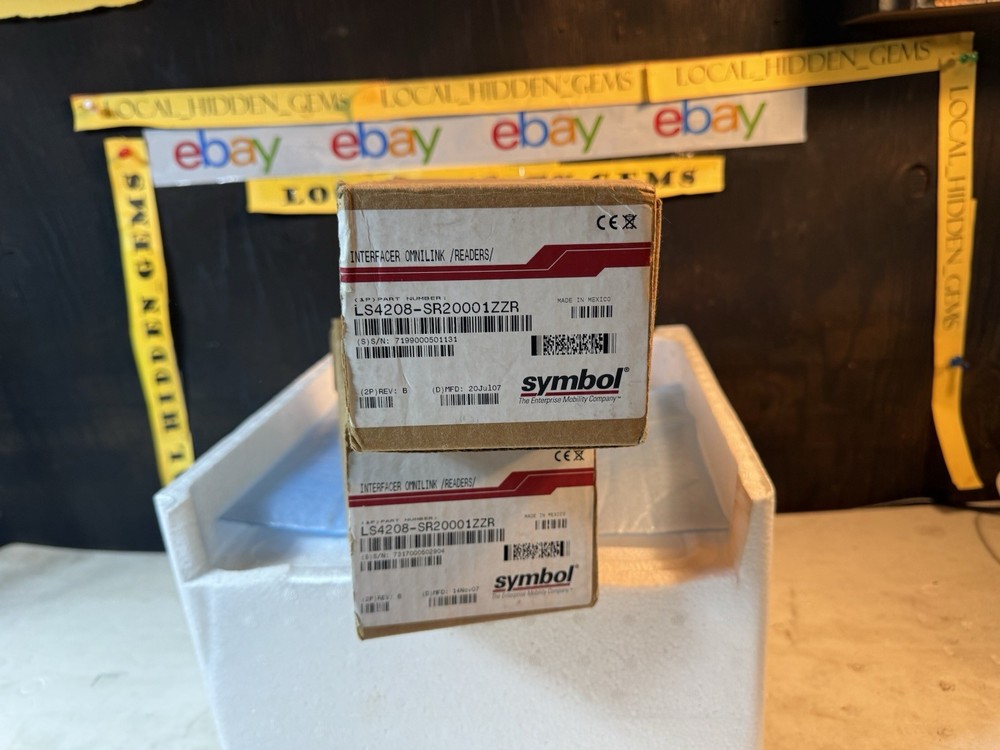 SYMBOL LS4208-SR20001ZZR INTERFACE OMNILINK BARCODE LASER SCANNER