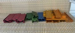 Lot of Metal Coin Trays Roll Holders – Aluminum Bank Coins