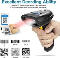 NETUM 2D Wireless Bluetooth USB Barcode Scanner QR Code Reader PC Phone Tablet