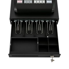 47 Keys Cash Register Cash Electronic Management System Tabletop Cash Register