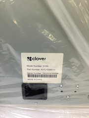 Clover D100 Cash Register Drawer (FAYJ1006010) W/ Keys & Cable,RD- U3A