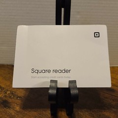 Square Mag Stripe Reader 3.5mm Headphone Connector White Andriod and iPhone