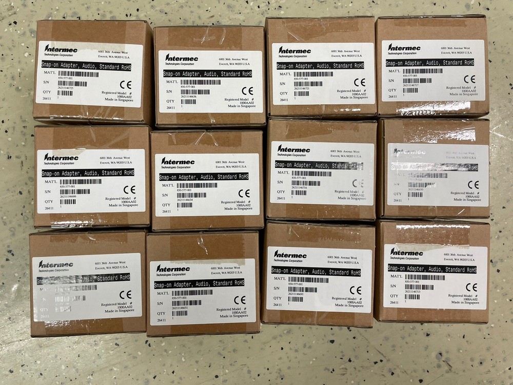 Lot 12 Intermec 850-577-001 Snap-On Audio Adapter for CK70 CK71 CK75 Scanner New
