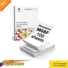 Convenient 100 Sheet Pack of 8.5×11 Folding Thermal Paper for Seamless Printing