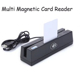 4-in-1 Multi Magnetic Card Reader EMV/ IC Chip/RFID/PSAM Reader Writer USB