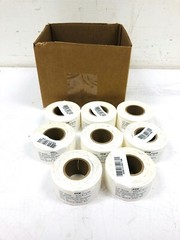 LOT OF 8 SATO NeoNatal Secure ID 60S131001 Rolls of 100 Bands for Printers