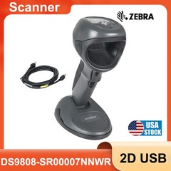 ZEBRA Symbol Motorola DS9808-SR00007NNWR 1D 2D QR Laser USB Barcode POS Scanner