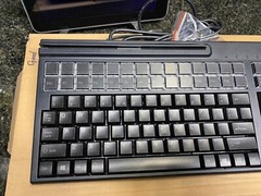 Cherry G86-71410 17&Prime; QWERTY USB Keyboard w/ 3-track Magnetic Stripe Reader