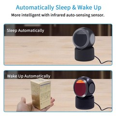 2D QR Barcode Scanner,Symcode Omnidirectional Hands-Free Automatic Barcode