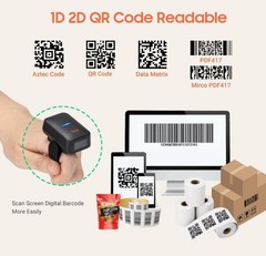 Tera HW0010 Wireless 2D Ring Mini Wearable Barcode Scanner