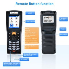 Inventory Scanner, Wireless Barcode Scanner 1D2DPDF417 Portable Handheld QR B…