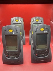 LOT OF 4 Symbol SPT-1700 Pocket Barcode Scanners Palm Platform W/bases For Parts