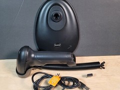 NetumScan 2D Barcode Scanner NSL8S with Holder, Black