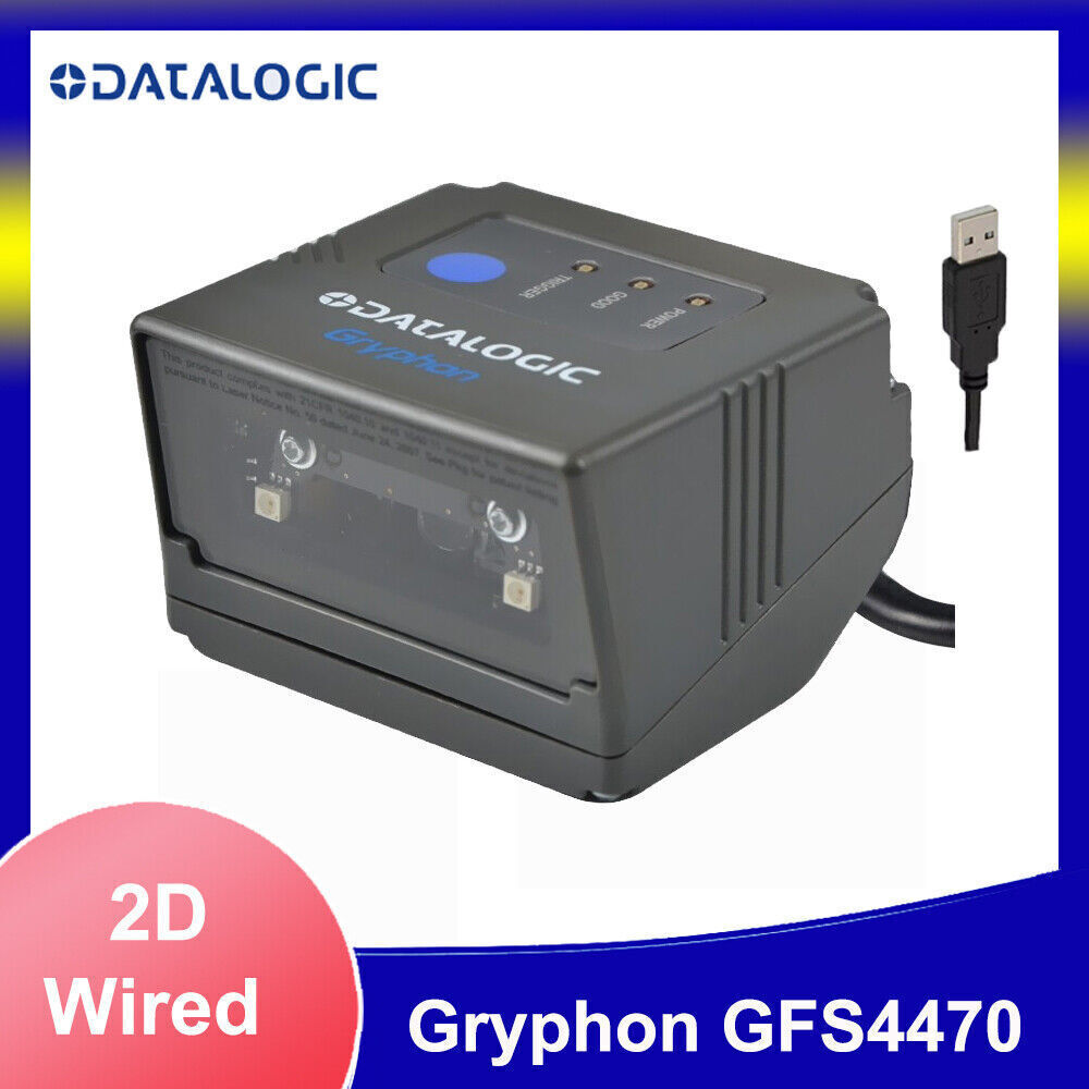 GFS4470 Datalogic Gryphon GFS4400 2D USB Fixed Mount Area Imager Bar Code Reader