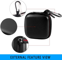 Chip Card Reader Scanner Case, Hard Carrying Bag Holder Fits Square A-SKU-0485 C