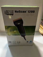 Adesso NuScan 1200 Handheld Linear Image Barcode Scanner USB