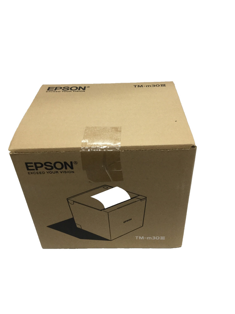 NEW EPSON TM-M30III M374C USB/LAN/BLUETOOTH/WiFi POS Thermal Printer. 90D wrt.