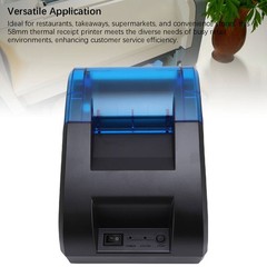 POS Receipt Printer 58mm USB Bluetooth ESC POS Command Portable Thermal Rec JBJQ