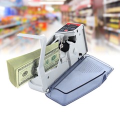 Money Counter Machine Currency Cash Bank Counterfeit Detector Cash Counting