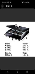 Sentrysafe KeepSafe DS-1 Portable Security Safe With Key Lock & Money Tray Black