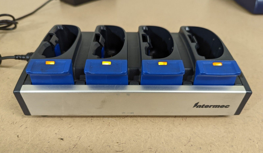 INTERMEC 4 Slot Battery Charger Only No Power Supply *Tested/Working*
