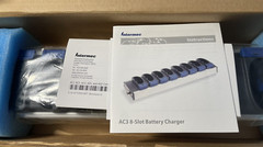 New in Box Intermec AC3, 8 Slot Battery Charger for CK30 & CK31, P/N 852-906-003