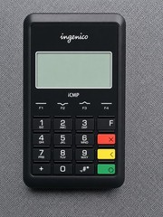 Ingenico ICM122-31T2647A Mobile POS Terminal Device w MSR & Chip Reader For Part