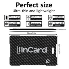 Wireless Charging Wallet Tracker Card Android & iOS, Find My | Wireless charg…