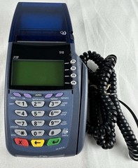 Verifone Omni 3730 VX510 Terminal + PINpad 1000SE Bundle w/ Cords & Power TESTED
