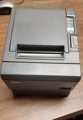 Epson M129C TM-T88IIIP Receipt Label Printer Used Tested No Cables