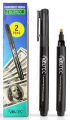 Money Bill (2 Counterfeit Pens) – Counterfeit Bill Detector Pen with Upgraded