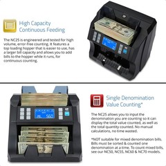 ZZap Bill Value Counter & Counterfeit Detector – Money Cash Currency Machine …
